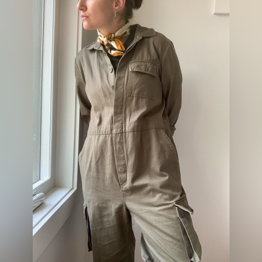 OAK + FORT cargo boiler suit